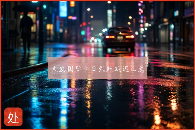 大发国际今日到账延迟汇总